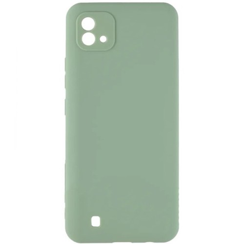 Силиконовый чехол для Realme C11 2021 Soft Matte с защитой камеры Оливковый