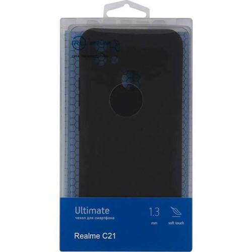 Силиконовый чехол для Realme C21 Red Line Ultimate Черный