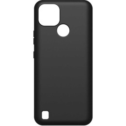 Силиконовый чехол для Realme C21 TPU 1мм Черный матовый