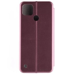 Чехол книжка для Realme C21Y Book Cover Бордовый