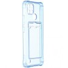 Силиконовый чехол для Realme C21Y Silicone Card Holder Case Голубой