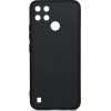 Силиконовый чехол для Realme C21Y Soft Matte с защитой камеры Черный