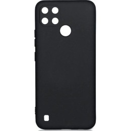 Силиконовый чехол для Realme C21Y Soft Matte с защитой камеры Черный