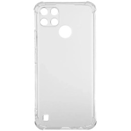Силиконовый чехол для Realme C25S TPU 1.5мм с усиленными углами и защитой камеры Прозрачный