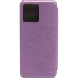 Чехол книжка для Realme C30 Fashion Case на магнитах с визитницей Фиолетовый