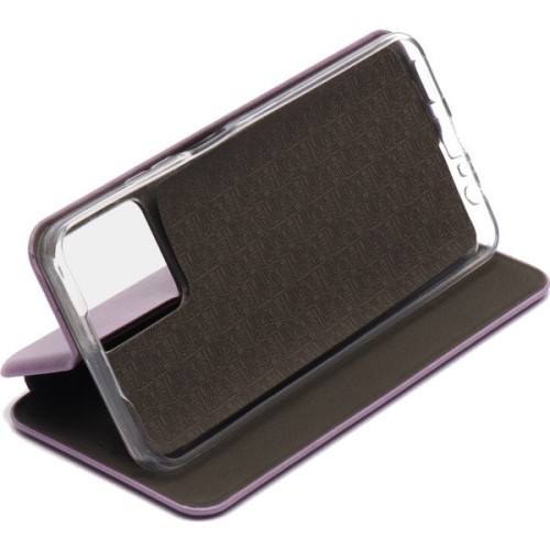 Чехол книжка для Realme C30 Fashion Case на магнитах с визитницей Фиолетовый