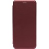 Чехол книжка для Realme C30 Fashion Case на магнитах с визитницей Темно красный