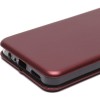 Чехол книжка для Realme C30 Fashion Case на магнитах с визитницей Темно красный