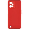 Силиконовый чехол для Realme C31 Soft Matte с микрофиброй Красный