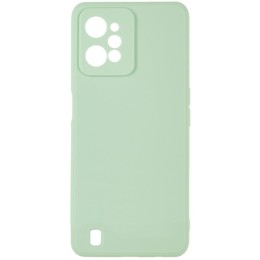 Силиконовый чехол для Realme C31 Soft Matte с микрофиброй Мятный