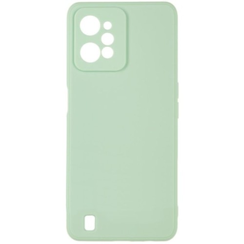 Силиконовый чехол для Realme C31 Soft Matte с микрофиброй Мятный