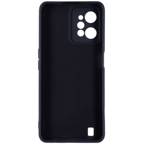 Силиконовый чехол для Realme C31 Soft Matte с микрофиброй Черный
