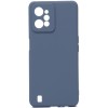 Силиконовый чехол для Realme C31 Soft Matte с защитой камеры Синий