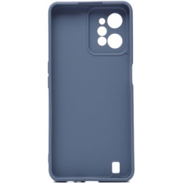 Силиконовый чехол для Realme C31 Soft Matte с защитой камеры Синий