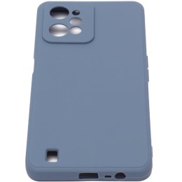 Силиконовый чехол для Realme C31 Soft Matte с защитой камеры Синий