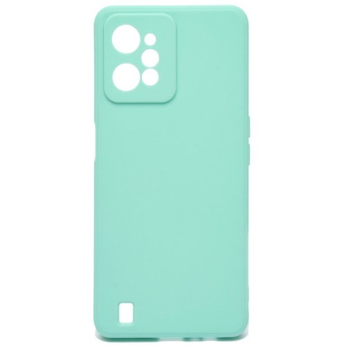 Силиконовый чехол для Realme C31 Soft Matte с защитой камеры Бирюзовый