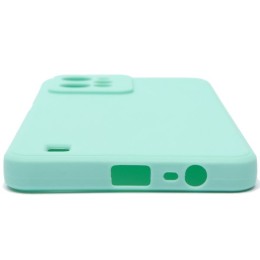 Силиконовый чехол для Realme C31 Soft Matte с защитой камеры Бирюзовый