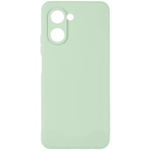 Силиконовый чехол для Realme C33 Soft Matte с микрофиброй Мятный