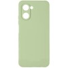Силиконовый чехол для Realme C33 Soft Matte с микрофиброй Оливковый