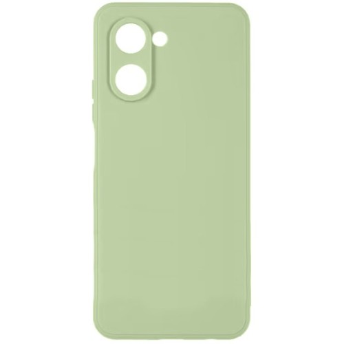 Силиконовый чехол для Realme C33 Soft Matte с микрофиброй Оливковый