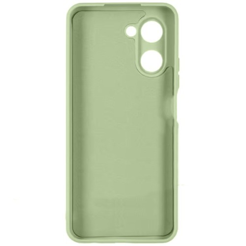 Силиконовый чехол для Realme C33 Soft Matte с микрофиброй Оливковый
