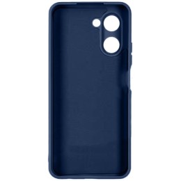Силиконовый чехол для Realme C33 Soft Matte с микрофиброй Синий