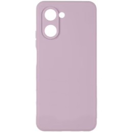 Силиконовый чехол для Realme C33 Soft Matte с микрофиброй Сиреневый
