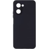 Силиконовый чехол для Realme C33 Soft Matte с микрофиброй Черный