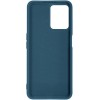 Силиконовый чехол для Realme C35 Soft Matte с микрофиброй Синий