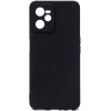 Силиконовый чехол для Realme C35 TPU 1мм с защитой камеры Черный матовый