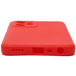 Силиконовый чехол для Realme C35 Soft Matte с защитой камеры Красный