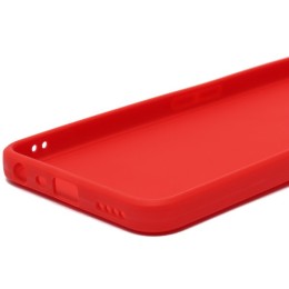 Силиконовый чехол для Realme C35 Soft Matte с защитой камеры Красный