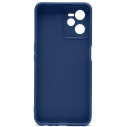 Силиконовый чехол для Realme C35 Soft Matte с защитой камеры Синий