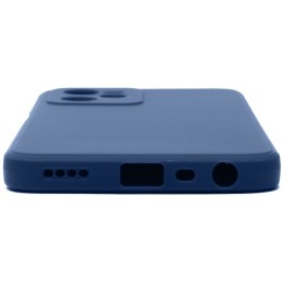 Силиконовый чехол для Realme C35 Soft Matte с защитой камеры Синий