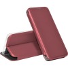 Чехол-книжка для Realme C53 Fashion Case на магнитах с визитницей Темно-красный