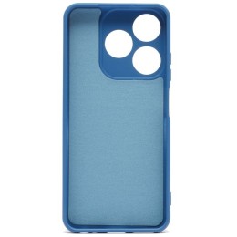 Силиконовый чехол для Realme C53 / Realme C51 / Realme Note 50 Soft Matte с микрофиброй Синий