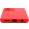 Силиконовый чехол для Realme C55 Soft Matte с микрофиброй Красный