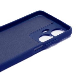 Силиконовый чехол для Realme C55 Soft Matte с микрофиброй Синий