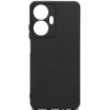 Силиконовый чехол для Realme C55 Soft Matte с микрофиброй Черный