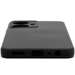 Силиконовый чехол для Realme C55 Soft Matte с микрофиброй Черный