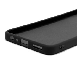 Силиконовый чехол для Realme C55 Soft Matte с микрофиброй Черный