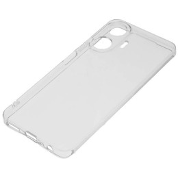 Силиконовый чехол для Realme C55 TPU 1мм с защитой камеры Прозрачный глянцевый