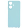 Силиконовый чехол для Realme C55 Soft Matte с микрофиброй Мятный