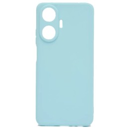 Силиконовый чехол для Realme C55 Soft Matte с микрофиброй Мятный