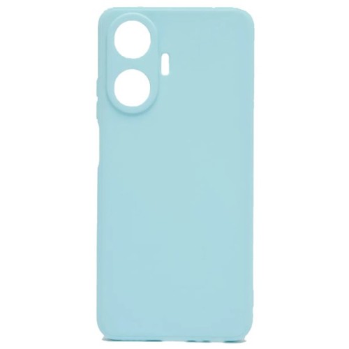 Силиконовый чехол для Realme C55 Soft Matte с микрофиброй Мятный