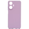 Силиконовый чехол для Realme C55 Soft Matte с микрофиброй Сиреневый