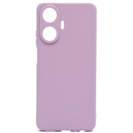 Силиконовый чехол для Realme C55 Soft Matte с микрофиброй Сиреневый