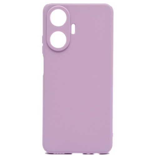 Силиконовый чехол для Realme C55 Soft Matte с микрофиброй Сиреневый