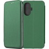Чехол-книжка для Realme C55 Fashion Case на магнитах с визитницей Зеленый