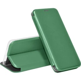 Чехол-книжка для Realme C55 Fashion Case на магнитах с визитницей Зеленый